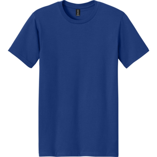 Custom Gildan Softstyle Plasma Print Tee Fan Deep Royal