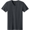 Custom Gildan Softstyle V-Neck T-Shirt. Dark Heather Gray