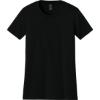 Custom Gildan Womens Softstyle Midweight Tee Pitch Black
