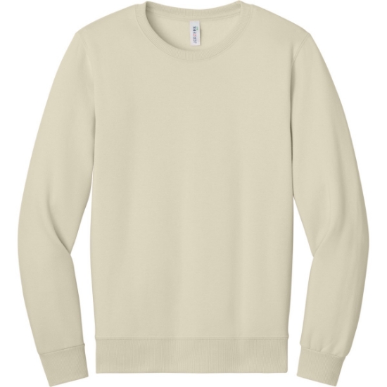 Custom Jerzees Eco Premium Blend Crewneck Sweatshirt Putty White