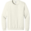 Custom Jerzees Eco Premium Blend Crewneck Sweatshirt Sweet Cream Heather White