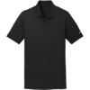 Custom Nike Dri-FIT Solid Icon Pique Modern Fit Polo. Black