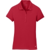 Custom Nike Womens Dri-FIT Solid Icon Pique Modern Fit Polo. Gym Red