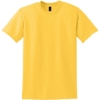Custom Gildan DryBlend 50 Cotton/50 Poly T-Shirt. Daisy Yellow