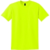 Custom Gildan DryBlend 50 Cotton/50 Poly T-Shirt. Safety Green