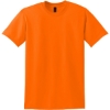 Custom Gildan DryBlend 50 Cotton/50 Poly T-Shirt. Safety Orange