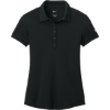 Custom Nike Womens Dri-FIT Players Modern Fit Polo. Black
