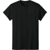 Custom Gildan - DryBlend 50 Cotton/50 Poly Pocket T-Shirt. Black
