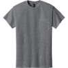 Custom Gildan - DryBlend 50 Cotton/50 Poly Pocket T-Shirt. Graphite Heather Gray