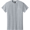 Custom Gildan - DryBlend 50 Cotton/50 Poly Pocket T-Shirt. Sport Grey