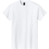 Custom Gildan - DryBlend 50 Cotton/50 Poly Pocket T-Shirt. White