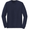 Custom Gildan - DryBlend 50 Cotton/50 Poly Long Sleeve T-Shirt. Navy Blue