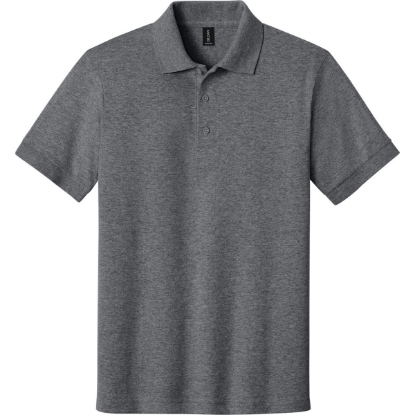 Custom Gildan - DryBlend 6-Ounce Jersey Knit Sport Shirt. Graphite Heather Gray