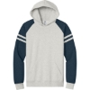 Custom Jerzees Unisex NuBlend Varsity Colorblock Hooded Sweatshirt OatH/IdgHt
