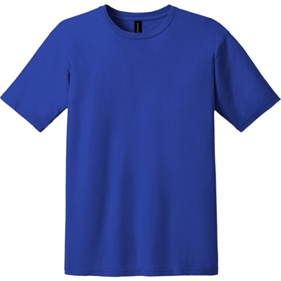 Custom Gildan 100% Ring Spun Cotton T-Shirt. Royal Blue