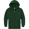 Custom Jerzees - Youth NuBlend Full-Zip Hooded Sweatshirt. Forest Green