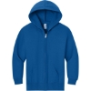 Custom Jerzees - Youth NuBlend Full-Zip Hooded Sweatshirt. Royal Blue