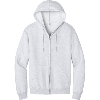 Custom Jerzees - NuBlend Full-Zip Hooded Sweatshirt. Ash