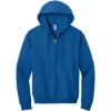 Custom Jerzees - NuBlend Full-Zip Hooded Sweatshirt. Royal Blue