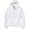 Custom Jerzees - NuBlend Full-Zip Hooded Sweatshirt. White