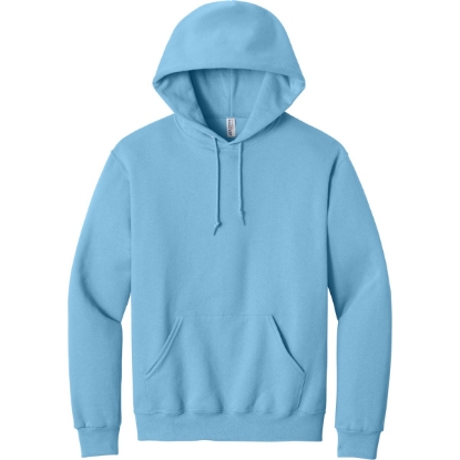 Custom Jerzees NuBlend Pullover Hooded Sweatshirt. Light Blue