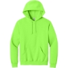 Custom Jerzees NuBlend Pullover Hooded Sweatshirt. Neon Green