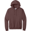 Custom Jerzees NuBlend Pullover Hooded Sweatshirt. Vintage Heather Maroon Red