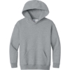 Custom Jerzees - Youth NuBlend Pullover Hooded Sweatshirt. Athletic Heather Gray