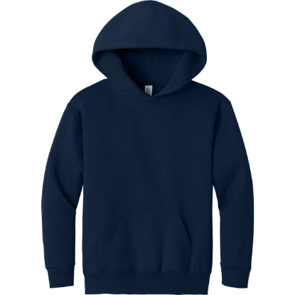 Custom Jerzees - Youth NuBlend Pullover Hooded Sweatshirt. JNavy