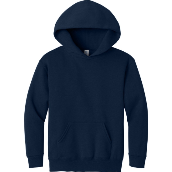 Custom Jerzees - Youth NuBlend Pullover Hooded Sweatshirt. JNavy