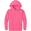 Custom Jerzees - Youth NuBlend Pullover Hooded Sweatshirt. Neon Pink