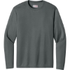 Custom A4 Cooling Performance Long Sleeve Tee Graphite Gray