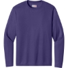 Custom A4 Cooling Performance Long Sleeve Tee Purple