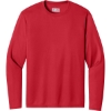 Custom A4 Cooling Performance Long Sleeve Tee Scarlet Red