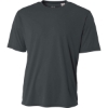 Custom A4 Sprint Performance Tee Graphite Gay