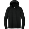 Custom A4 Cooling Performance Long Sleeve Hooded Tee Black