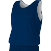 Custom A4 Sprint Reversible Mesh Tank Navy Blue/White