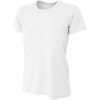 Custom A4 Womens Cooling Performance Short Sleeve Tee White