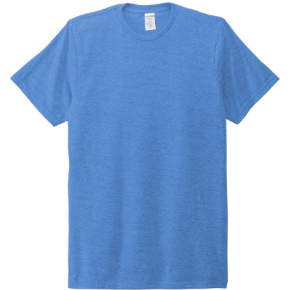 Custom Allmade Unisex Tri-Blend Tee Azure Blue