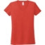 Custom Allmade Womens Tri-Blend V-Neck Tee Desert Sun Orange