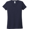 Custom Allmade Womens Tri-Blend V-Neck Tee Night Sky Navy Blue