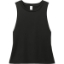 Custom Allmade Womens Tri-Blend Muscle Tank Deep Black