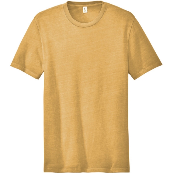 Custom Allmade Unisex Mineral Dye Organic Cotton Tee Golden Wheat