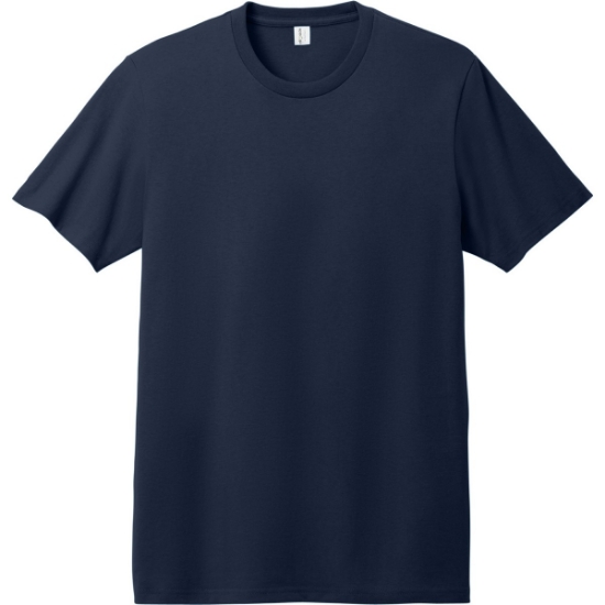 Custom Allmade Unisex Heavyweight Recycled Cotton Tee Night Sky Navy Blue