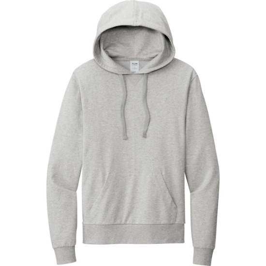 Custom Allmade Unisex Organic French Terry Pullover Hoodie Granite Gray Heather