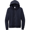 Custom Allmade Unisex Organic French Terry Full-Zip Hoodie Night Sky Navy Blue
