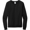Custom Allmade Unisex Organic French Terry Crewneck Sweatshirt Deep Black
