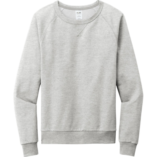 Custom Allmade Unisex Organic French Terry Crewneck Sweatshirt Granite Gray Heather