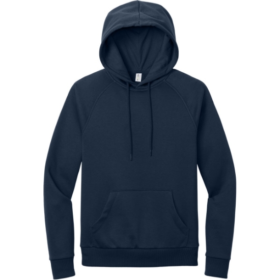 Custom Allmade Unisex Organic CVC Fleece Pullover Hoodie Rebel Blue