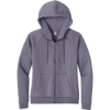 Custom Allmade Womens Organic CVC Fleece Full-Zip Hoodie Cosmic Purple